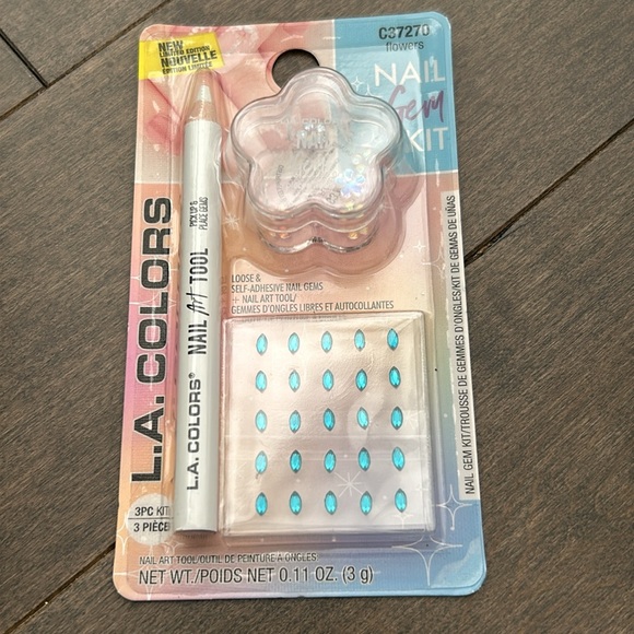 L.A. COLORS Nail Gem Kit, Nail Art Beauty Fashion Accessories Stickers Self Care - Picture 2 of 8